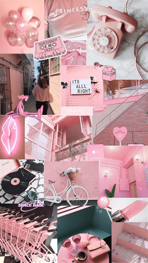 Pink Collage Backgrounds