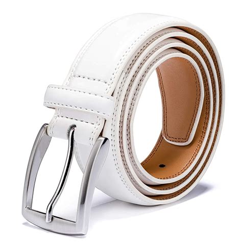 KML - Men's Belt, Genuine Leather Dress Belts for Men with Single Prong Buckle- Classic ...