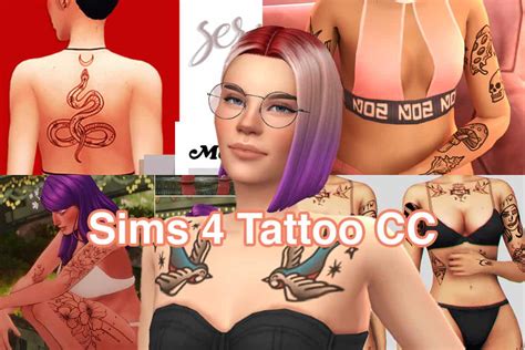 22+ Gorgeous Sims 4 Tattoo CC Sets You Need In Your Game!