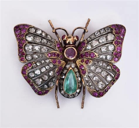 Victorian Butterfly Brooches Information - Antique Brooches