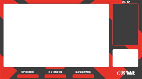 Stream Overlay Facecam, Stream Overlay, Twitch Overlay, Facecam PNG and Vector with Transparent ...