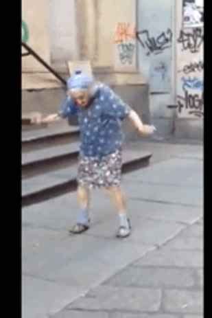 Old Woman Dancing