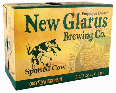 New Glarus Spotted Cow Beer, 12 can / 12 fl oz - Fry’s Food Stores