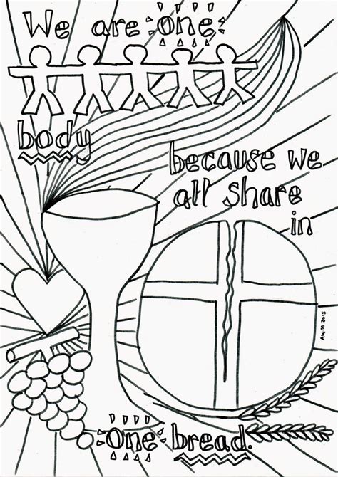 Communion Coloring Pages at GetColorings.com | Free printable colorings pages to print and color