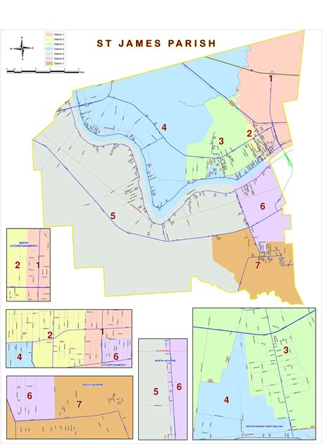 Council District Maps | St. James Parish, LA