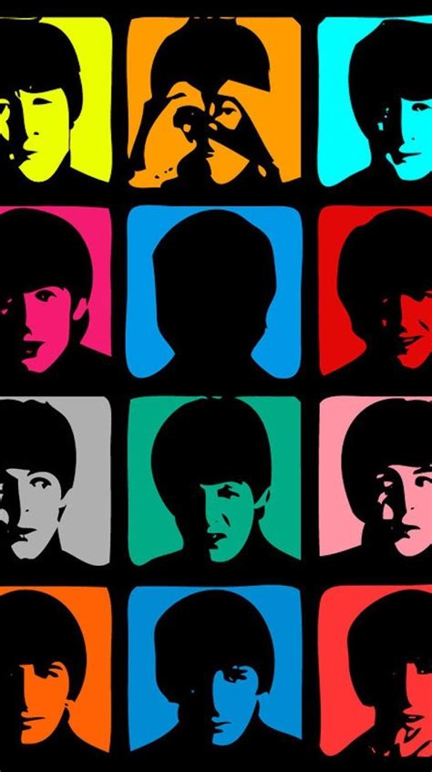 Beatles faces iPhone 5 wallpaper | Beatles wallpaper, Beatles wallpaper ...