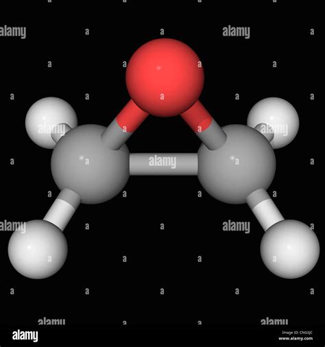 Ethylene oxide molecule Stock Photo - Alamy