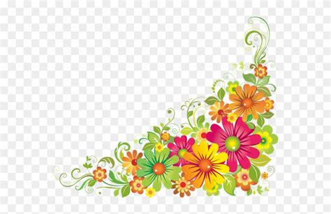 Free Flower Border Clipart Images | Best Flower Site