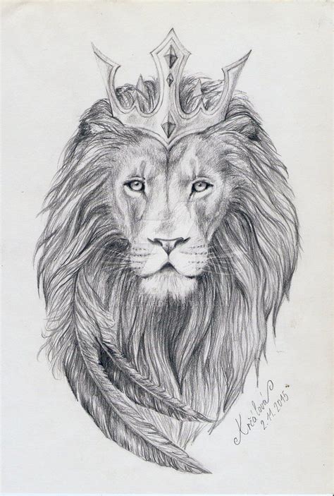 Crown Lion Sketch Art Wallpaper - Best Wallpaper HD | Lion sketch, Lion ...