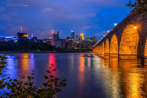 Stone Arch Bridge At Night | Ben R Cooper Photography