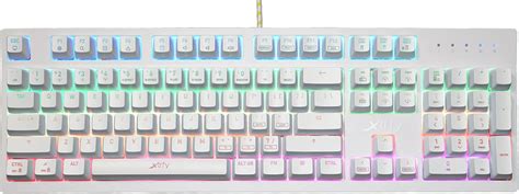 Xtrfy K2 RGB White Mechanical Gaming Keyboard - Keybumps