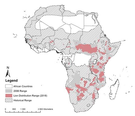 Lion Habitat Map