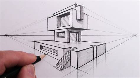 2 point perspective drawing step by step - Dayle Dunne