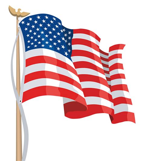 american flag clip art - Clip Art Library