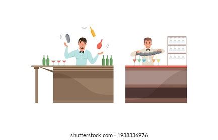 Bartender Cartoons Images, Stock Photos & Vectors | Shutterstock