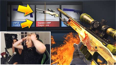 SPARKLES SOUVENIR AWP DRAGON LORE UNBOXING!! (CS GO Souvenir AWP Dragon Lore Unboxing!) - YouTube