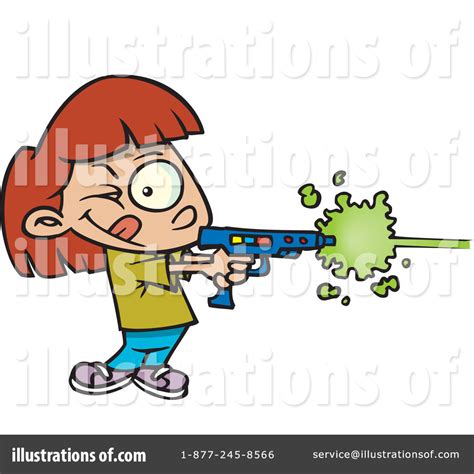 Laser Gun Clipart #441828 - Illustration by Ron Leishman