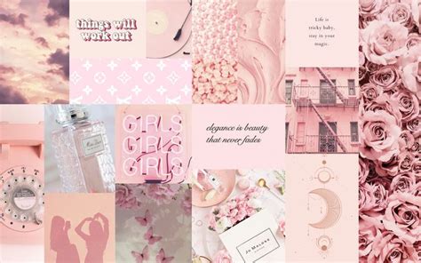 Girly Pink and White Wallpaper for 13' MacBook