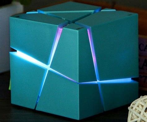 LED Bluetooth Cube Speaker | Cube, Wireless speakers bluetooth, Rubiks cube