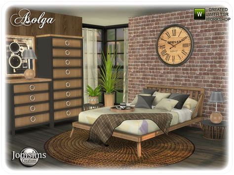 Asolga Bedroom by Jomsims - Wooden Furniture in Soft Colors