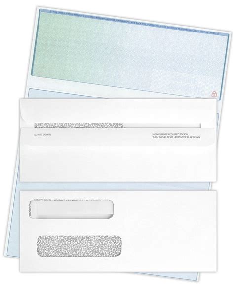 Double Window Self-Seal Security Confidential Tinted Envelopes Designe ...