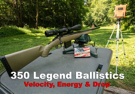 350 Legend Ballistics - Velocity, Energy & Drop Data