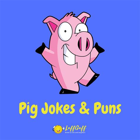 41 Funny Pig Jokes And Puns | LaffGaff, Home Of Laughter