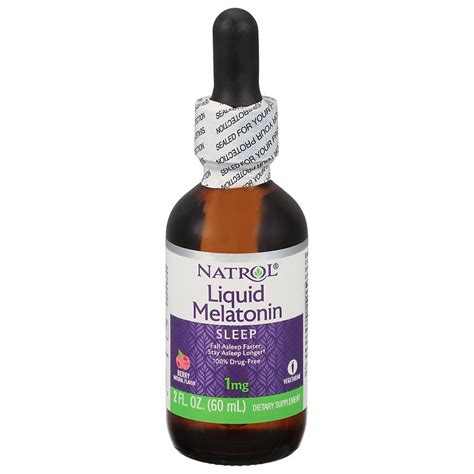 Natrol Liquid Melatonin 1mg - Shop Medicines & Treatments at H-E-B