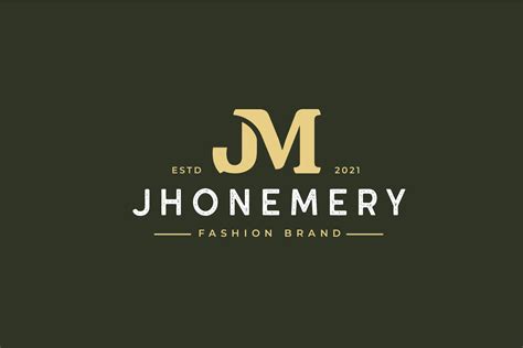 Elegant Letter Jm Logo Design Graphic by BlackSweet · Creative Fabrica