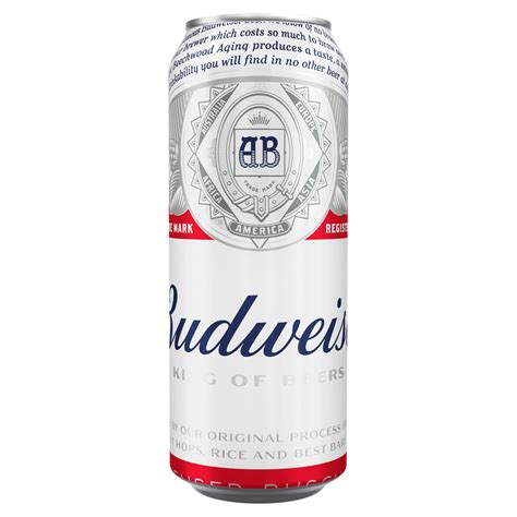 Budweiser King of Beers Lager Beer 500ml | Beer | Iceland Foods