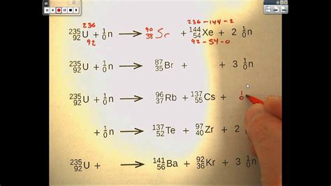 Fission And Fusion Equations