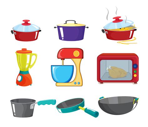 Pots and pans series 419254 Vector Art at Vecteezy