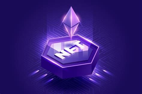 Free Vector | Gradient isometric nft concept