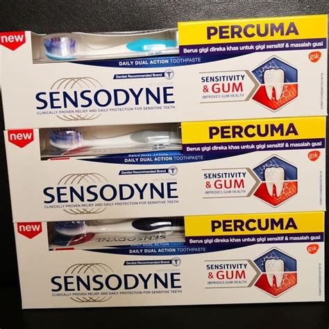 Sensodyne Toothpaste Sensitivity 100g/ Sensodyne Ubat Gigi dan Berus ...