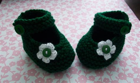 Green Baby Booties Green Baby Shoes Green Baby Girl Shoes - Etsy