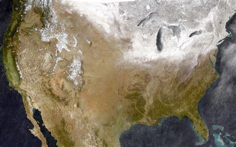 Where's the Snow? | NASA Photo of USA's Currently Snow Cover: - SnowBrains