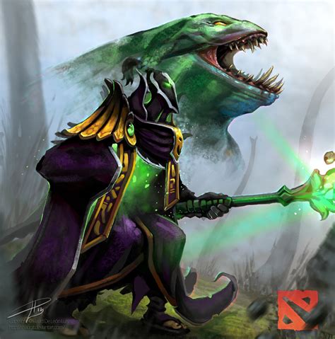 Dota 2 Wallpapers: Dota 2 Fan-Art Rubick with Tide' ulti (by daviddleonluis)