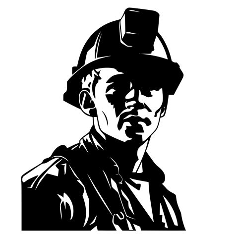 Coal Miner SVG File: Instant Download for Cricut, Silhouette, Laser