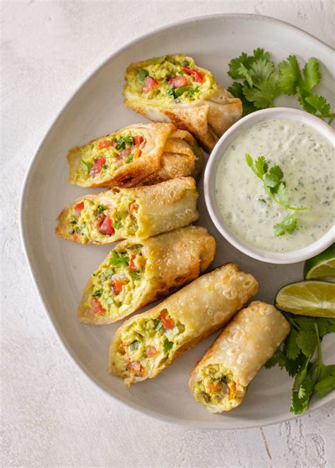 Avocado Egg Rolls | Gimme Delicious