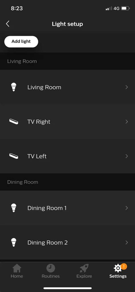 Philips Hue App Light Setup - The DIY Life