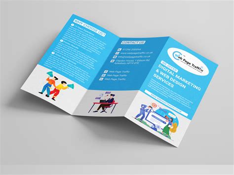 Digital Marketing Tri Fold Brochure Template by Bapi Debnath on Dribbble