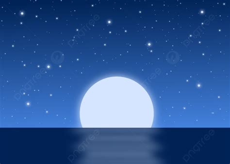 Full Moon Starry Night Sky Background, Full Moon Sky Background, Starry Night Sky Background ...