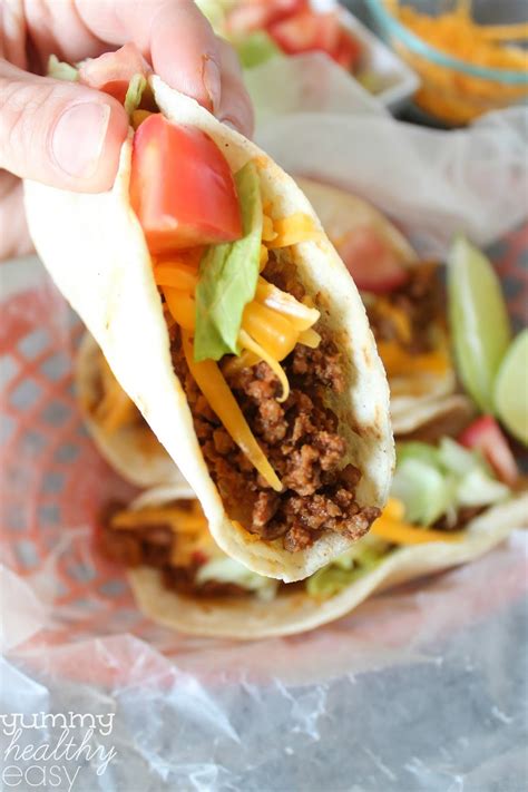 The Best Homemade Tacos - Yummy Healthy Easy