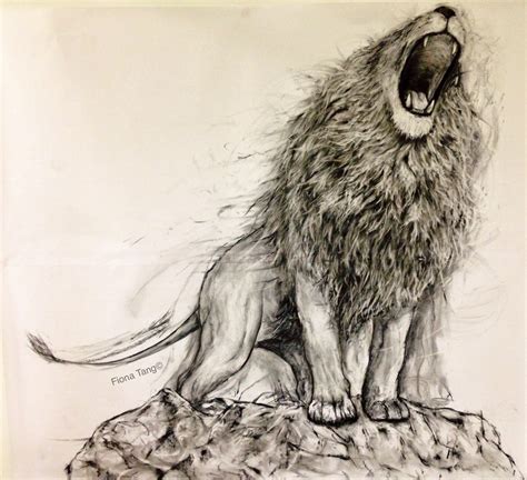 27+ simple lion roaring drawing