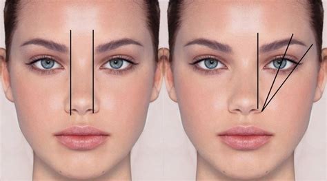 Permanent Make-up -augenbrauen-formen-messen-richtige-form | Tipo de ceja, Maquillaje de rostro ...