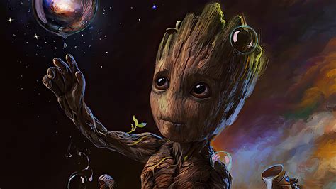 Baby Groot 2020 Art Wallpaper,HD Superheroes Wallpapers,4k Wallpapers,Images,Backgrounds,Photos ...