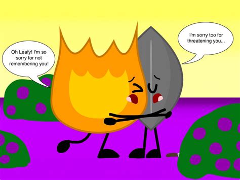 When Firey and Leafy reuinite in IDFB 2... by Sugar-CreatorOfSFDI on DeviantArt