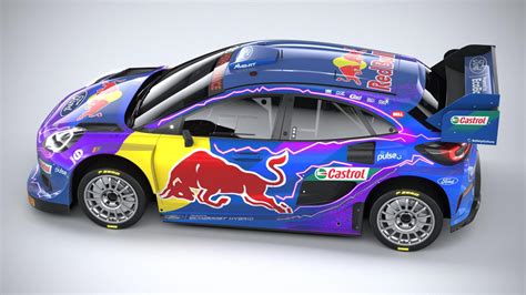 Ford Puma M-Sport WRC Hybrid Rally1 2022 3D Model by SQUIR