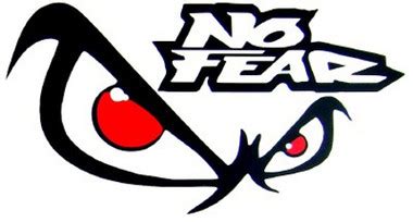 No Fear Red Eyes Decal