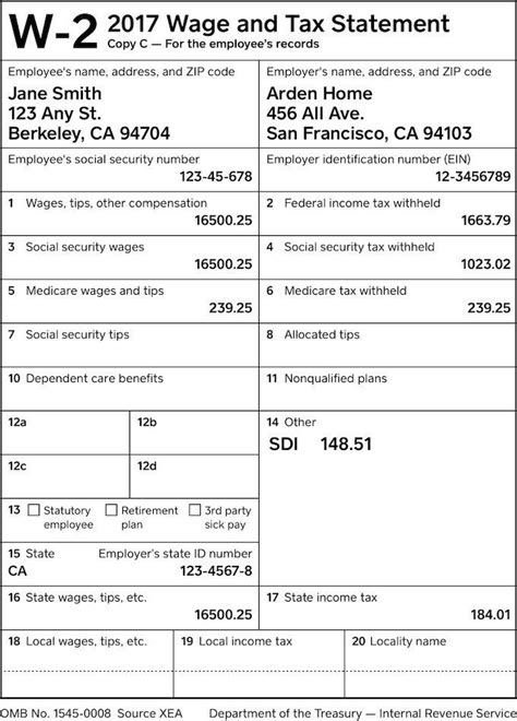 How To Obtain A W2 From A Former Employer - Ethel Hernandez's Templates